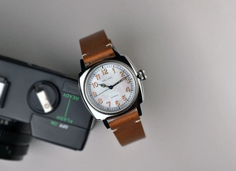 Baltany 1926 Oyster Retro-Uhr S4015 36 mm Saphirglas 100 m wasserdicht Herren-Automatik-Armbanduhr – Detail 5