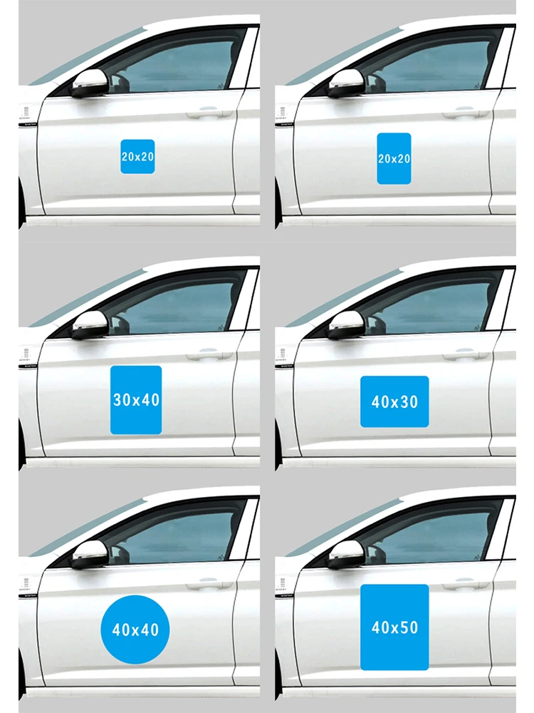 Auto DIY magnetische Aufkleber entwerfen Sie Ihr eigenes benutzer definiertes Geschäfts zeichen Vinyl blätter Fenster becher Ges – Detail 4