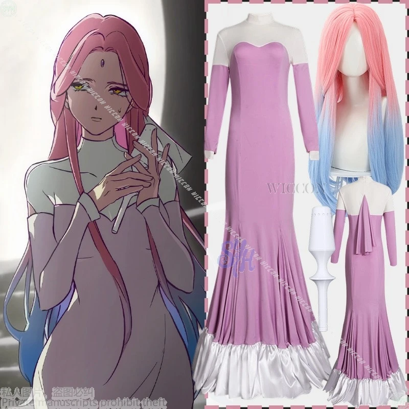 ชุดคอสเพลย์อนิเมะ ALIEN STAGE ตัวละคร Ruler Of My Heart ชุดนักร้อง Mizi ชุดเวทียาวสีชมพูหรูหรา ชุดราตรีสไตล์ Y2K Lolita สำหรับฮาโลวีน