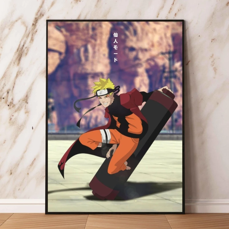 Print On Canvas Naruto High Quality Art Wall Stickers Decor Gifts Children's Bedroom Decor Modular Prints Poster Home Hanging