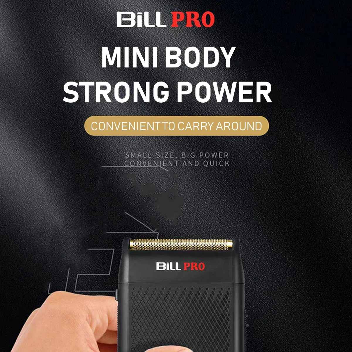 BL-400 Men's Electric Shaver - Long-Lasting Battery, Portable, and Travel-Friendly, High-Speed Drive, Quick Charging, Mini Body image 4