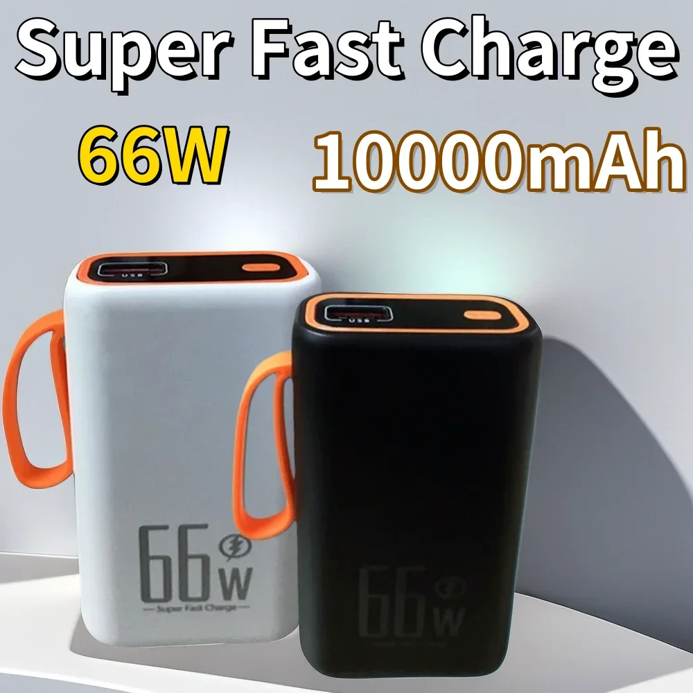 

Specification: Item Type: 66W Super Fast Charge Power Bank Battery Capacity: 10000mAh Color: Black, White Size: 100*53*2