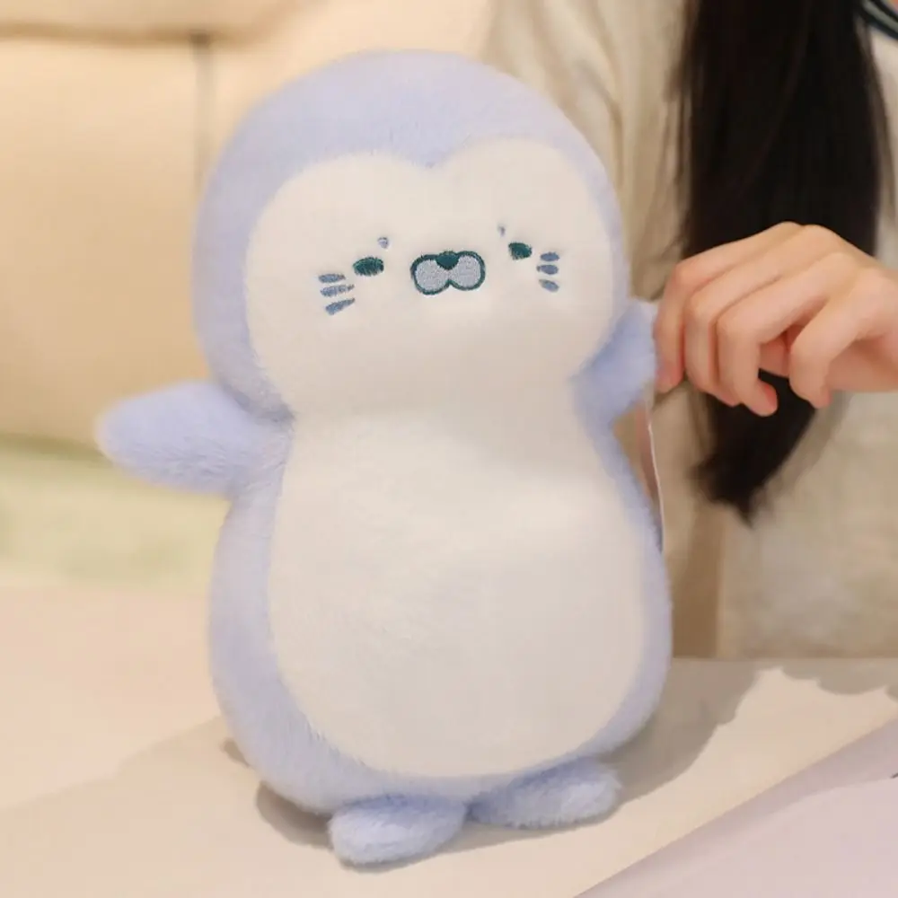ตุ๊กตาเพนกวินจำลองน่ารัก หายใจได้ มีเสียงเพลงและไฟ เพนกวินช่วยผ่อนคลาย เสียงมีจังหวะตลกๆ ตุ๊กตานอนหลับ