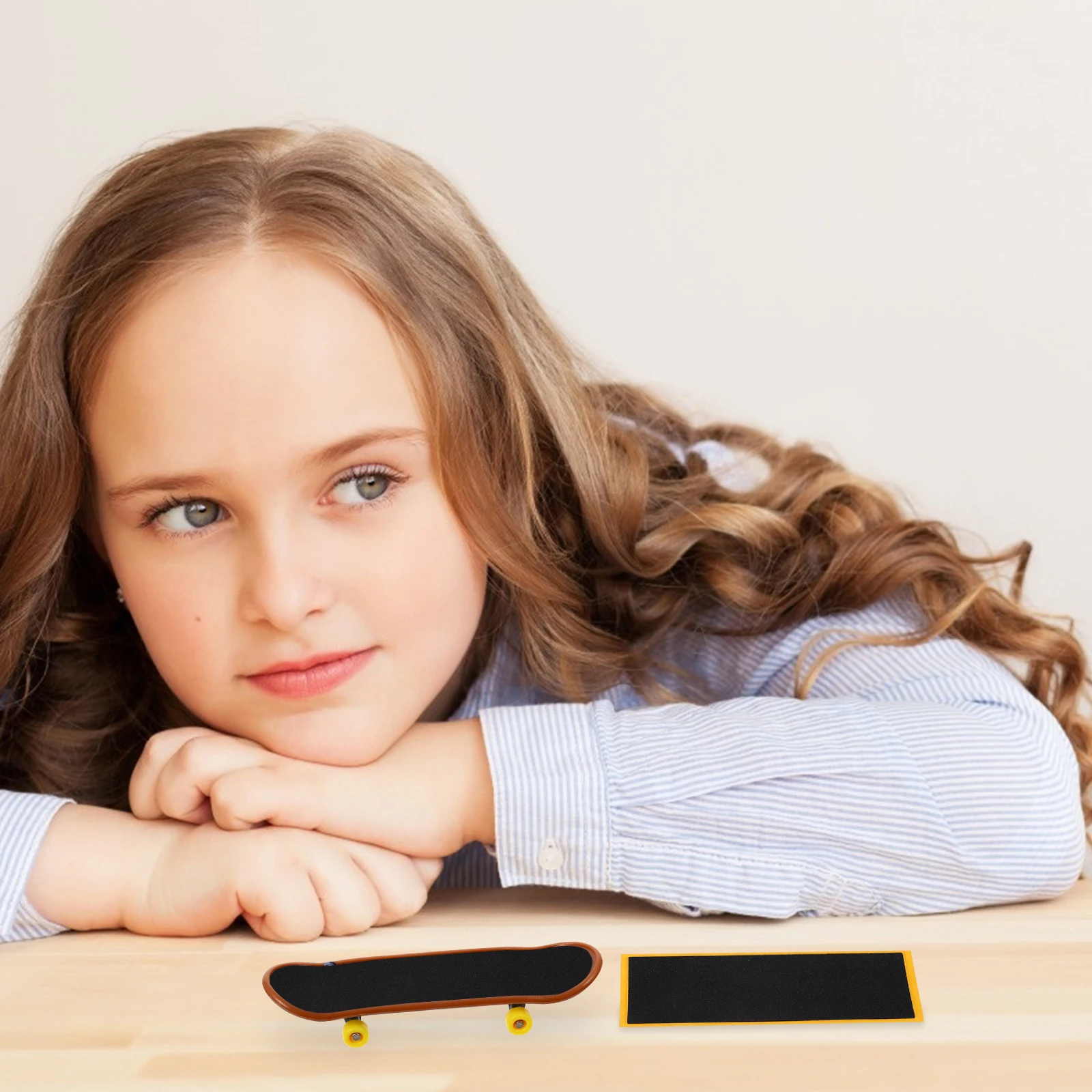 10 stücke Finger Skateboard Aufkleber Nicht-Slip Klebstoff Ersatz Für Mini Skateboard Kinder Zubehör Grip Tape Liefert