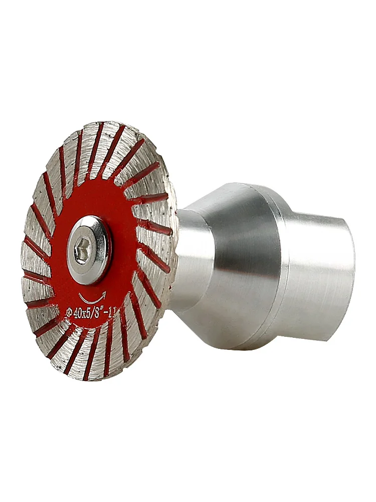 LOZLIN M14 5/8-11 Gewinde Diamant-Sägeblatt-Set Abnehmbarer Schaft Gravur- und Schleifscheibe zum Schneiden von Marmor, Fliesen, Keramik und Steinplatten – Detail 6