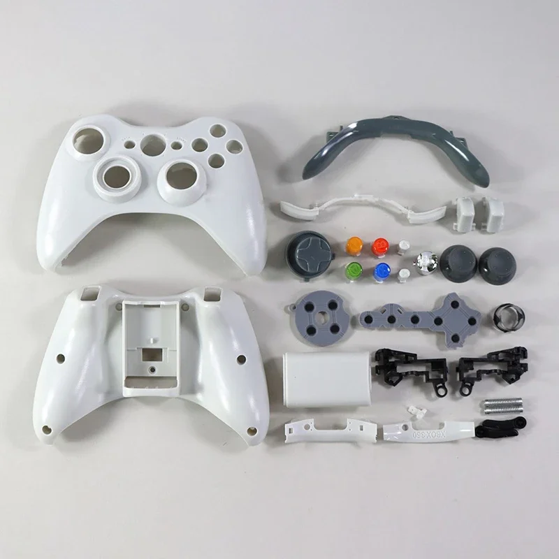 Controller Replacement Case Shell Full Kit Durable Protective Cover Buttons Joysticks Triggers For Microsoft Xbox 360 Gamepad view 6