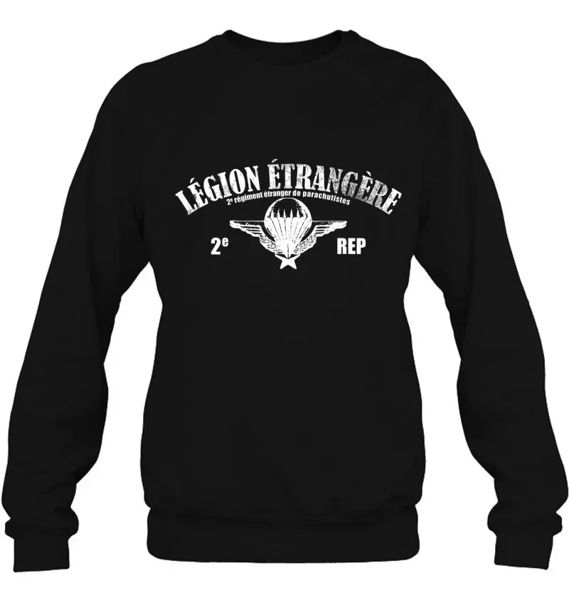 French Foreign Legion Paratrooper 2 Rep Men Hoodie Full Casual Autumn and Winter Sweatshirt