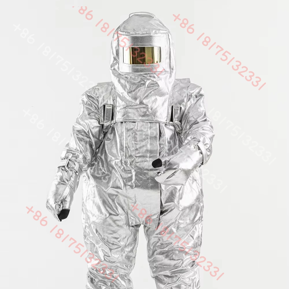 

Best Selling Aluminum Foil Radiation Heat Protective Suit for Fire Scene Emergency Crossing