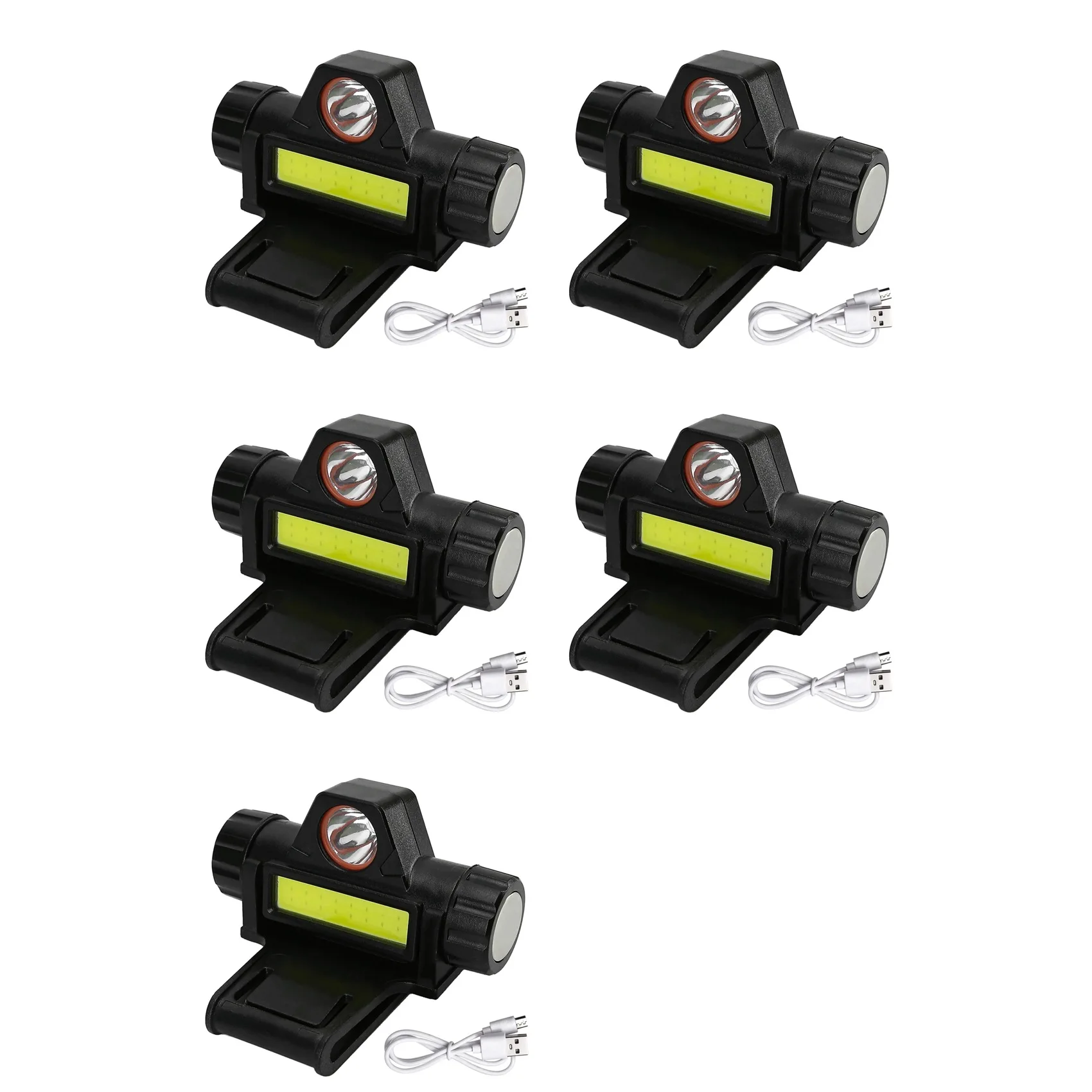 5X Rechargeable Welding Helmet Light Versatile Headlamp Flashlight With Mount Holder, Automatic Dimming-AT36