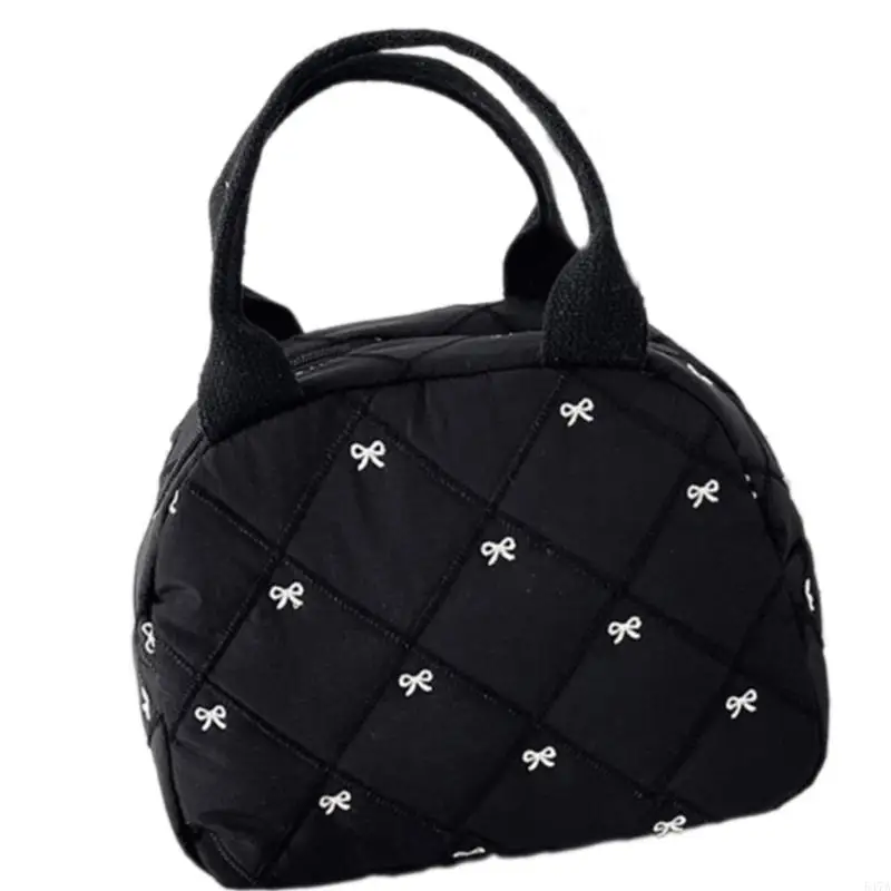 

Handheld Makeup Bag Travel Cosmetic Bag Large Capacity Toiletry Bag Wash Bag Lovely Bows Skincare Storage Bag 547A