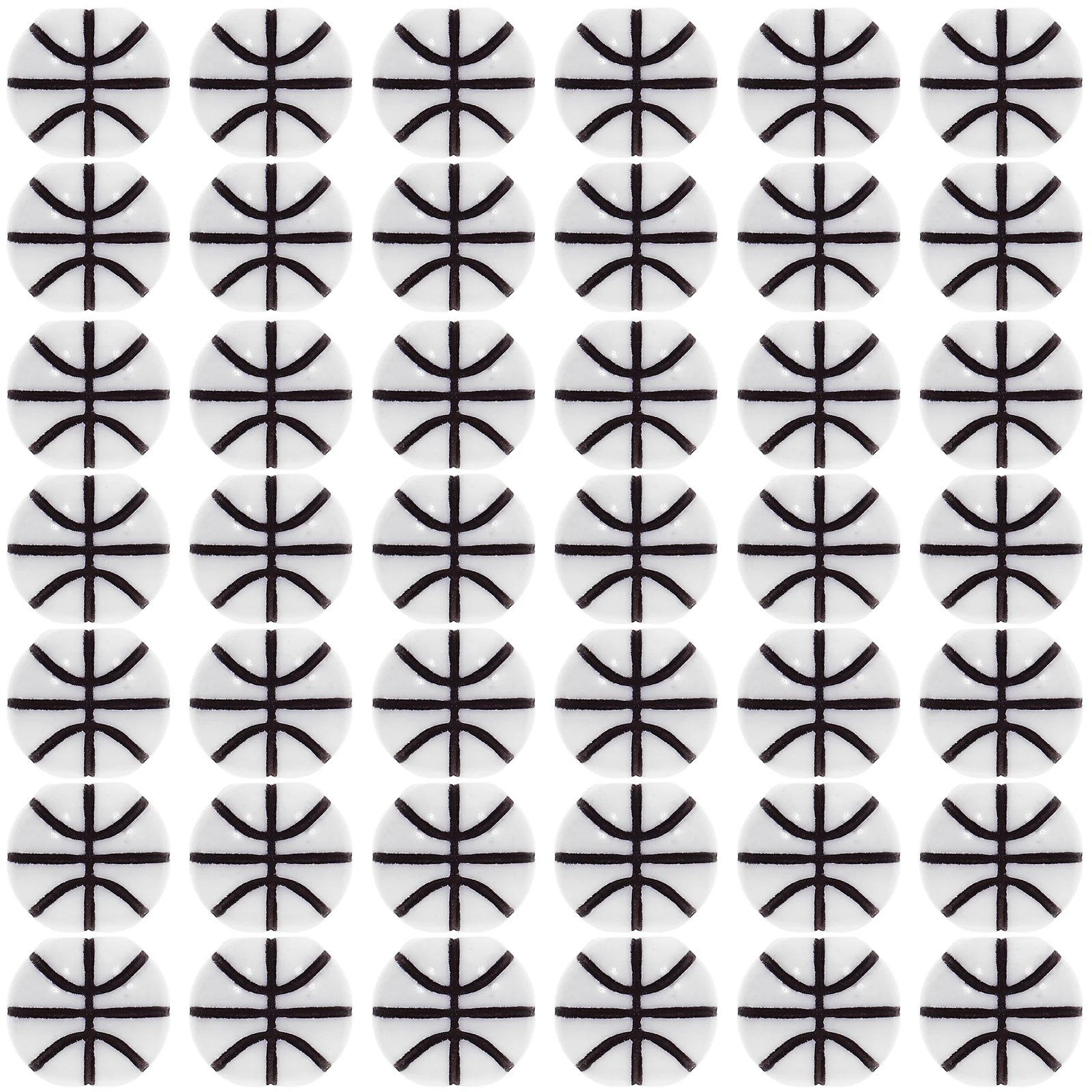 

100Pcs Acrylic Basketball Loose Ball Beads DIY Bracelets Necklaces Jewelry Making Kits Sports Spacer Beads Lightweight Durable