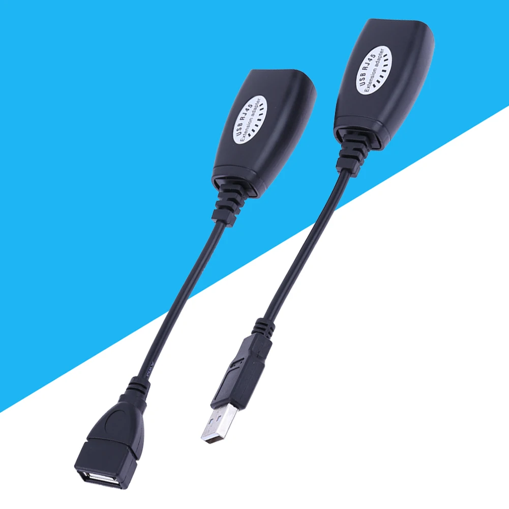 Адаптер USB 2.0 к RJ45 до 150 футов USB-RJ45 Ethernet-адаптер для USB-камер, принтеров, веб-камер, клавиатуры