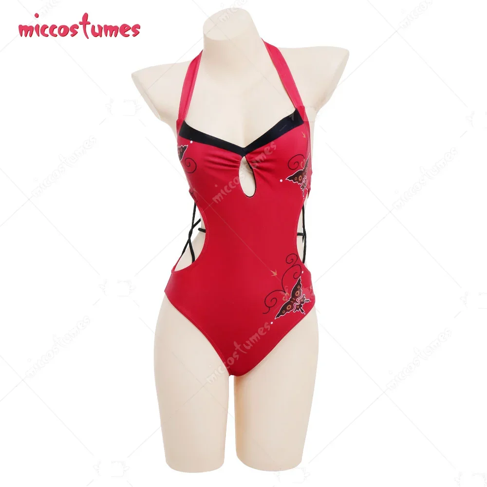 

Halter One-Piece Bodysuit Swimming Suit Bathing Suit Beach Swimsuit Outfit Cosplay Costume