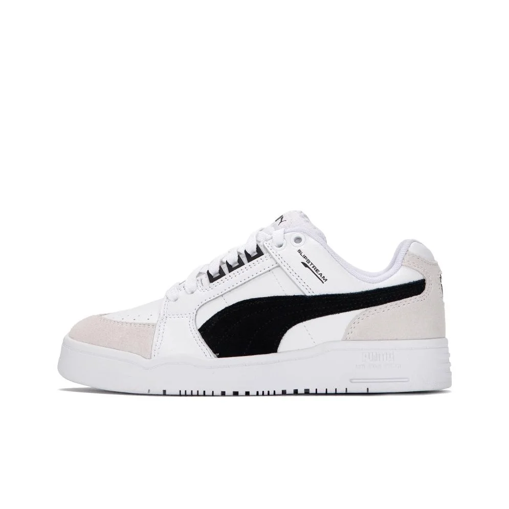 PUMA Slipstream Skateboard Shoes Unisex Low Top White/Black 385694-02