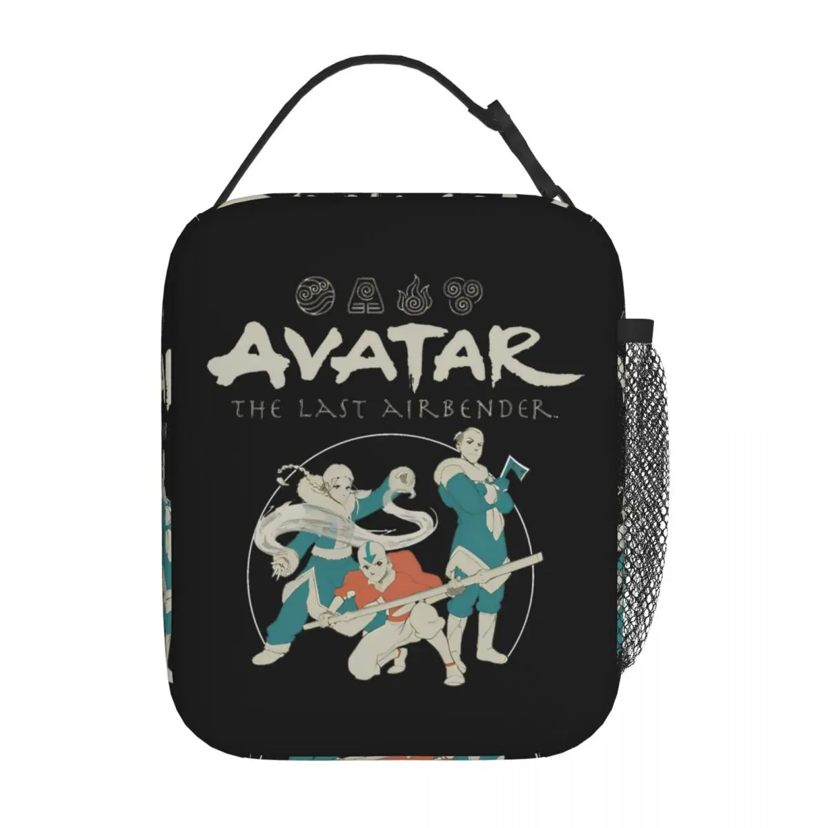 Avatar The Last airdoblador Group Sunset Poster Merch bolsa de almuerzo aislada, bolsa de almacenamiento de alimentos, fiambreras térmicas portátiles