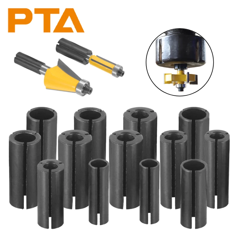 

PTA Shaft Sleeve Router Bit Woodworking Milling Cutters for Wood Bit Face Mill Carbide Cutter End Mill