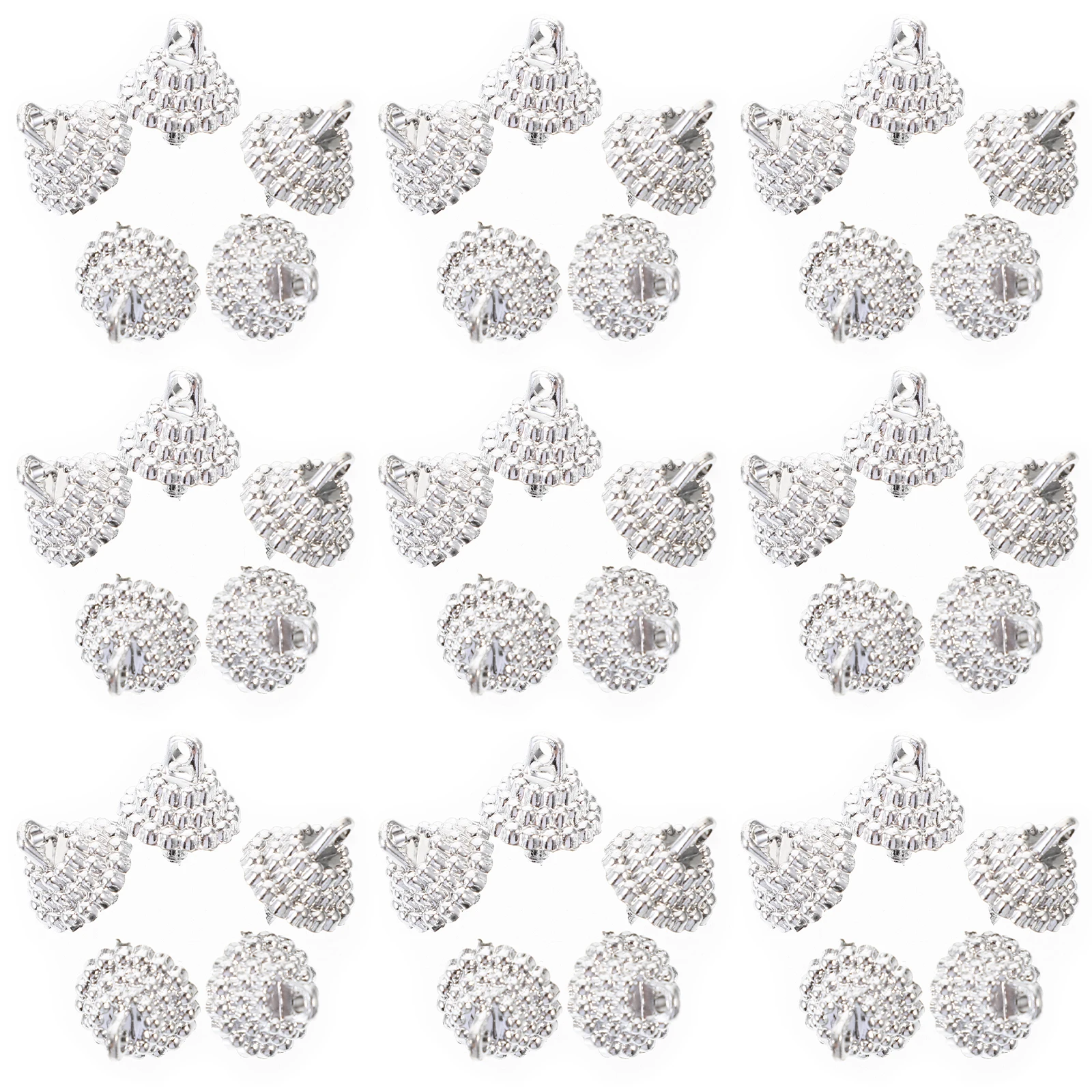 

1 set 1 5cm Golden Ball Top Hat Christmas Bauble Caps DIY Pendant Accessories for Hanging Balls Tree Ornaments Decorative