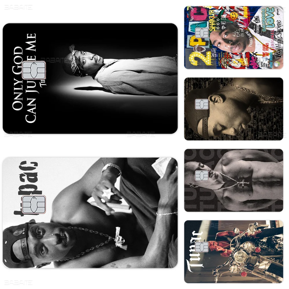 

Rip Raper 2pac Anime Cartoon Sticker Film Skin For Credit Card Debit Bank Bus Card