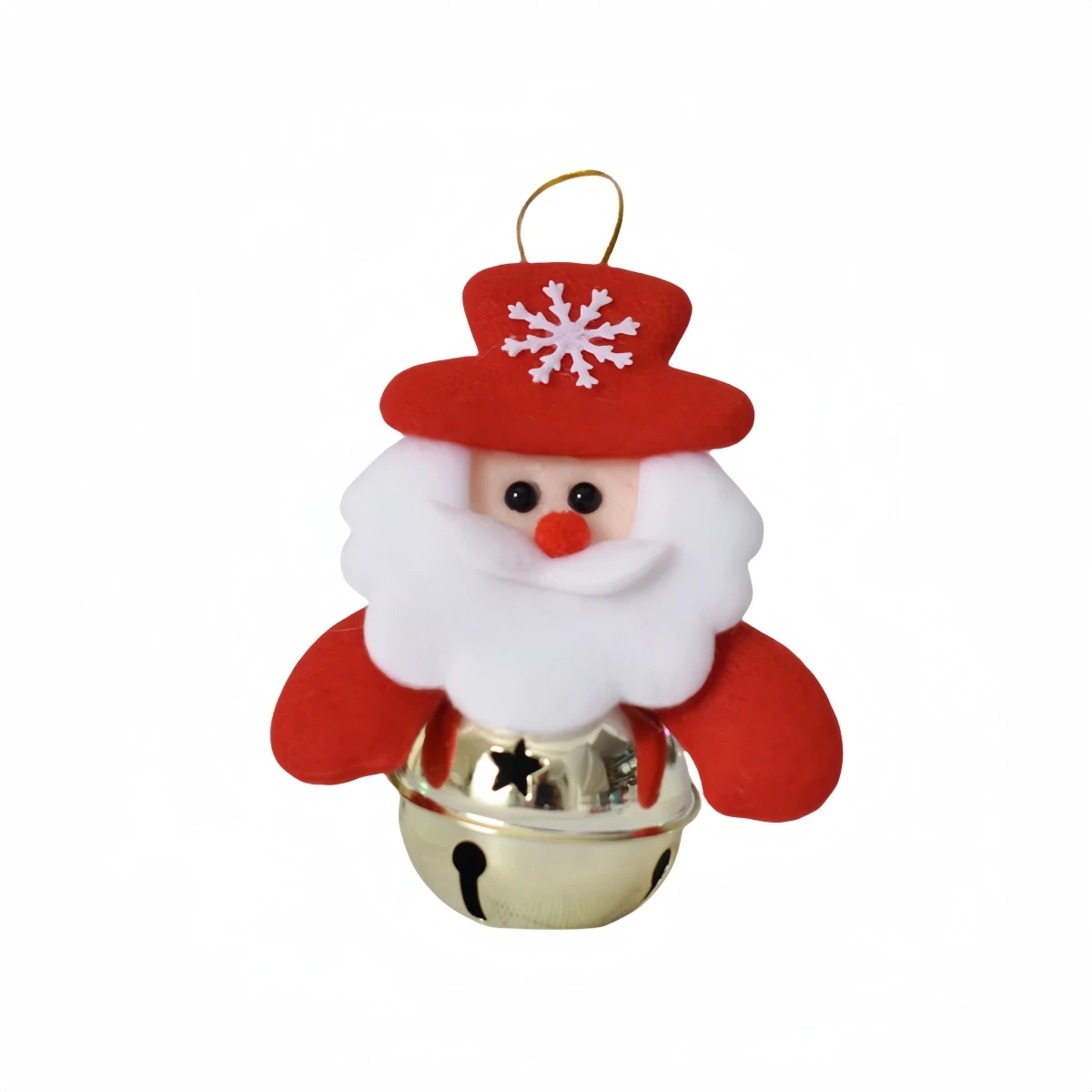 Decorative Bells Christmas Bell Perfect For Tree Decoration Sturdy Iron Frame Versatile Decorative Styles For Christmas Tree - Detail 1