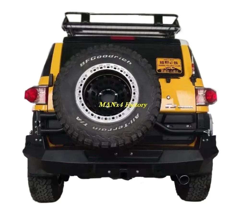 MANx4 Off-Road Steel Rear Bumper For FJ Cruiser