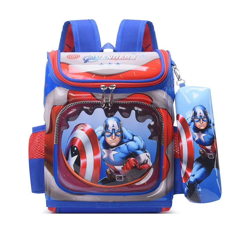 Disney Frozen Girl School Bag Sofia Spider Man Kindergarten Backpack Student Shoulder Orthopedic Backpack Kids Gifts Mochilas