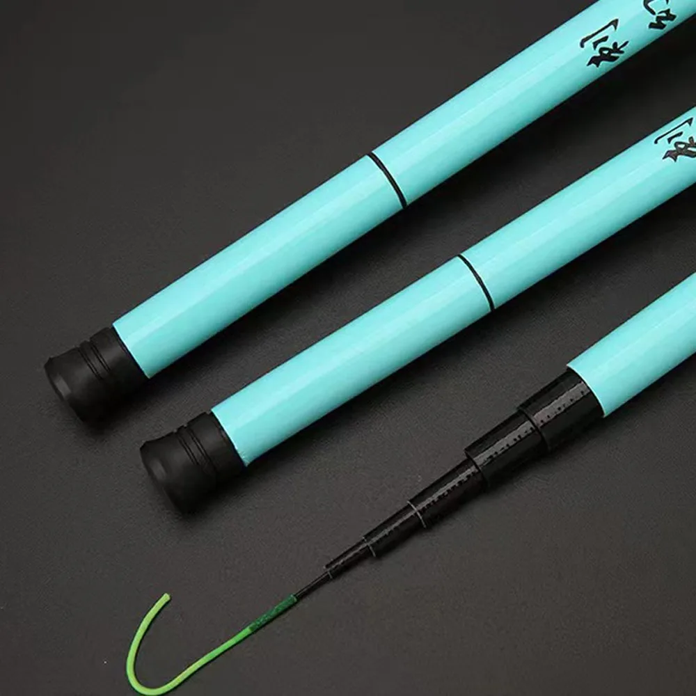 40 سنتيمتر تخزين تلسكوبي الصيد رود قصيرة جدا رقيقة قصبة صيد خشبية صغيرة خفيفة 1.8 متر-3.6 متر طول الصيد اليد القطب نهر بركة