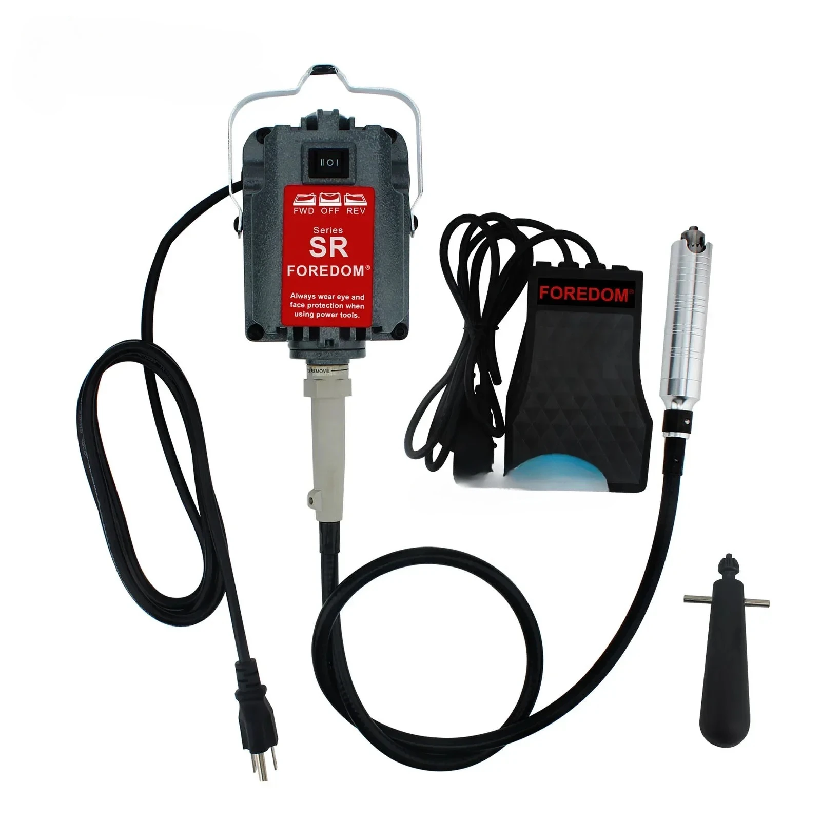 FOREDOM 0-180000 RMP 230W herramienta rotativa máquina de joyería SR amoladora de eje flexible colgante para tallado pulido perforación pulido