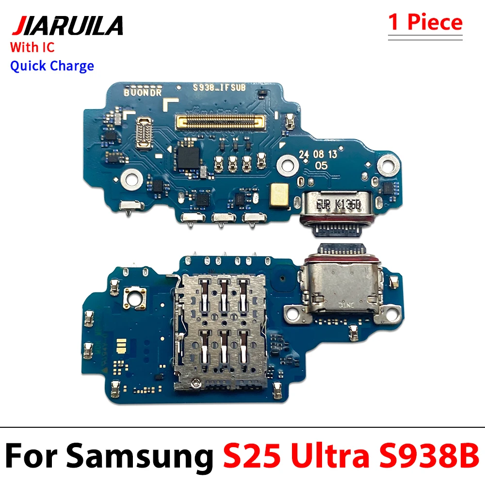 USB Charge Port Dock Connector Charging Board Flex Cable For Samsung S20 S21 S22 S23 S24 S25 S26 Plus Ultra Fe Edge 4G 5G image 3