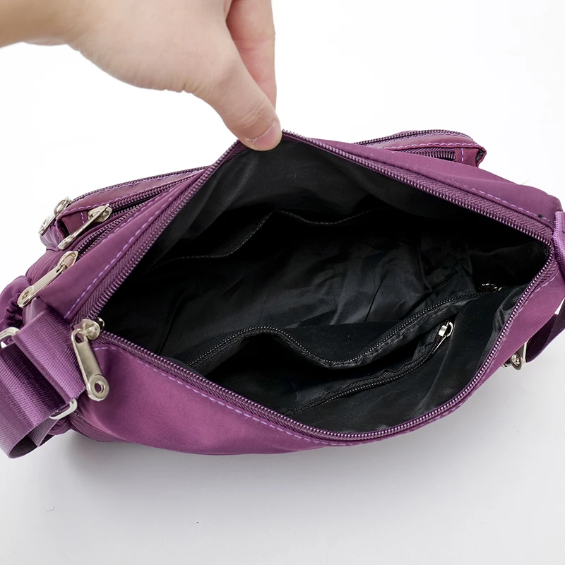 Bag Women's Large Capacity Shoulder Bag Waterproof and Wear Resistant Multi Pocket Commuter Leisure Outdoor Crossbody Bag image 6