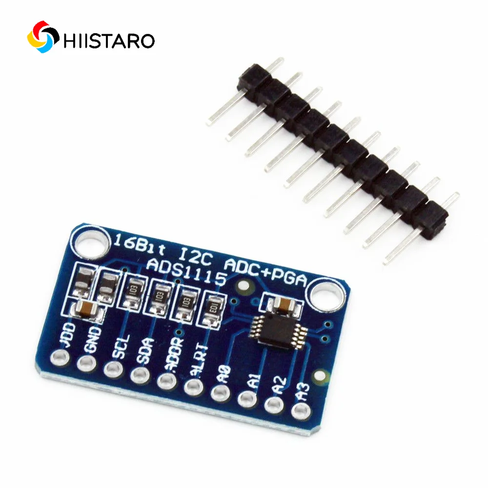 ADS1115 16-Bit 4-Channel I2C IIC Analogue to Digital ADC PGA Converter with Programmable Gain Amplifier for Arduino Raspberry Pi