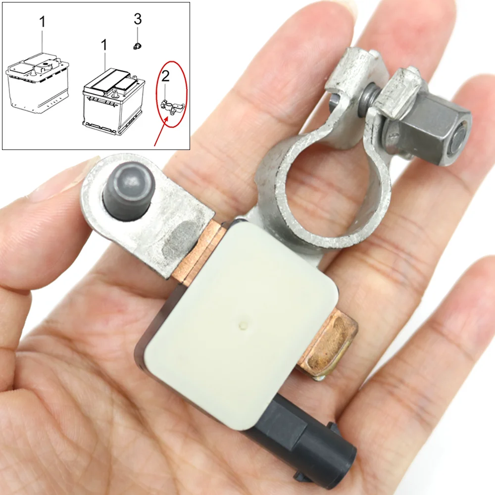 IBS BMS Battery Negative Terminal Minus Current Charge Sensor Monitoring For Volvo XC60 XC90 S90 V90 17-25 S60 18-25 V60 19-25