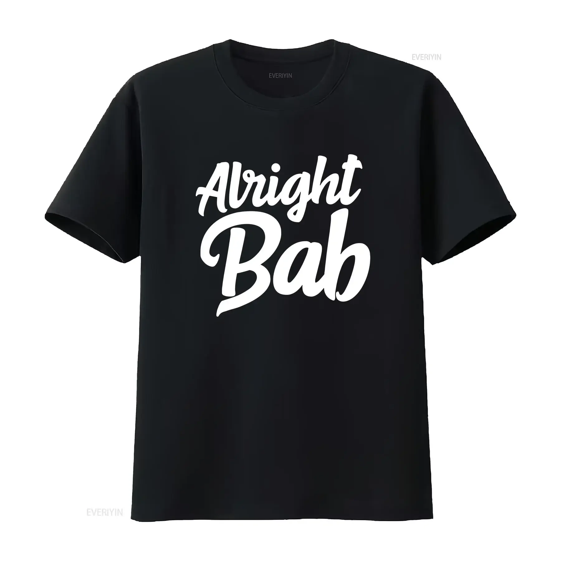 Birmingham Alright Bab Funny T Shirt West Midlands greeting vintage Washed fashion Soft designer clothes Stretched Breathable