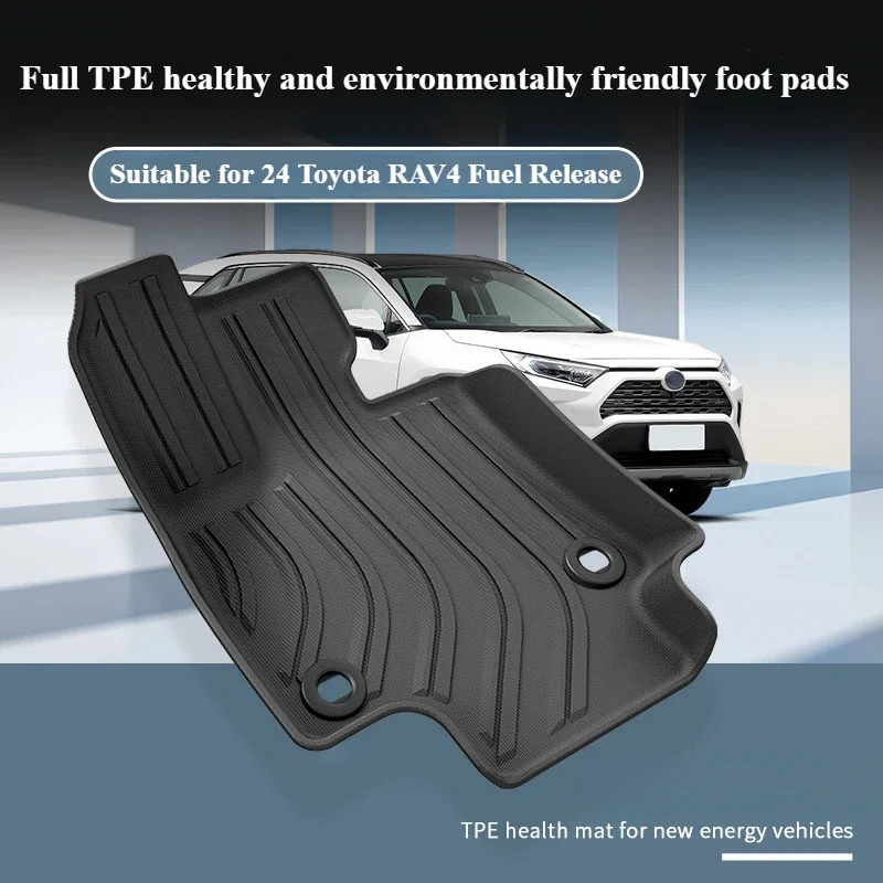 For 24 Toyota RAV4 Rongfang car mats, fuel models, domestic and foreign general TPE full environmental protection mats