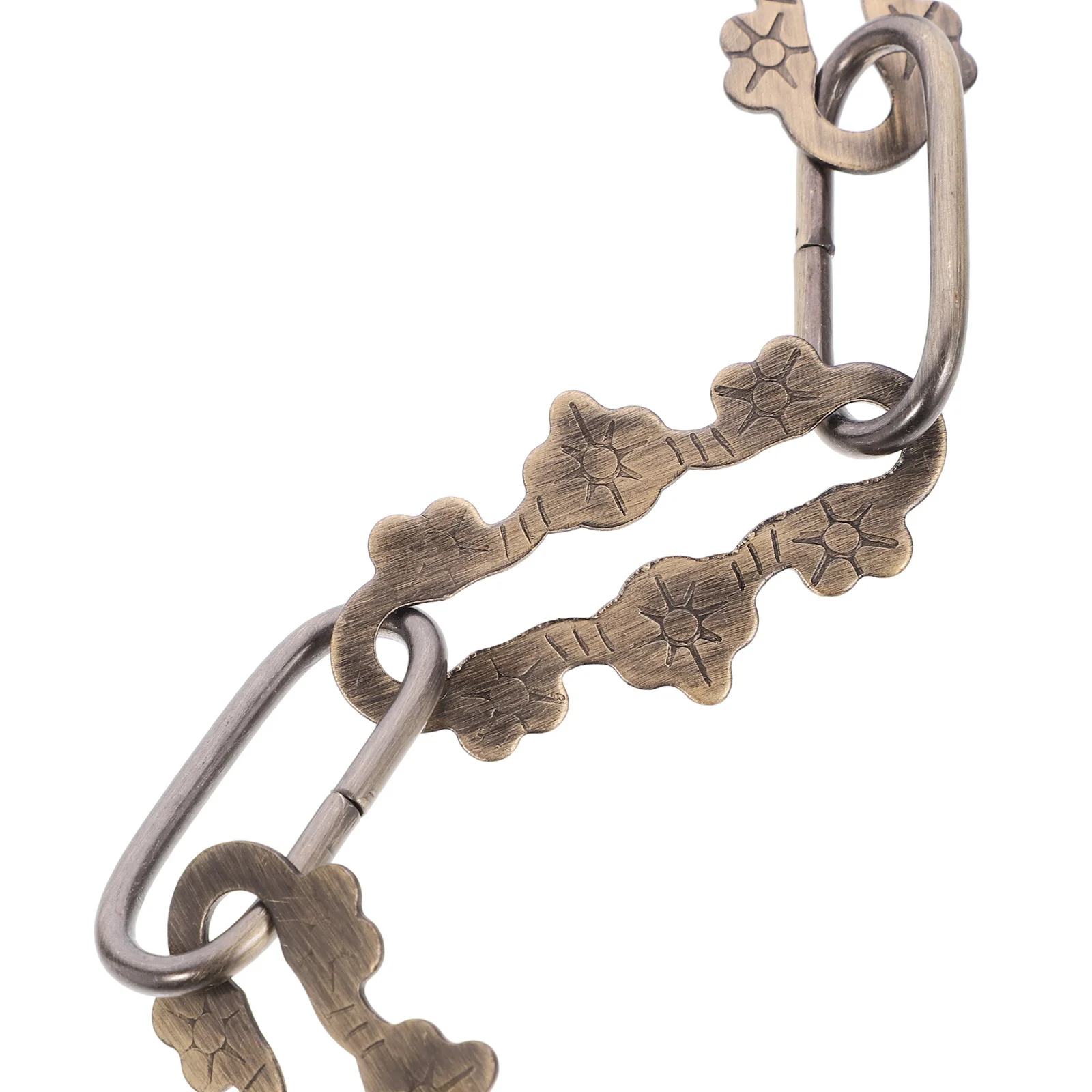 

Heavy Duty Pendant Light Chain Hanging Alloy Flower Buckle Decorative Lamp Chain Extension Adjustable Length for Home and Events