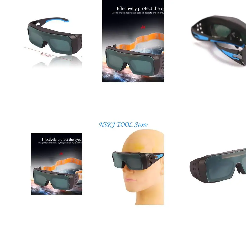 

L8RC New Solar Power Auto Darkening Welding Glasses Professional Welders Goggles
