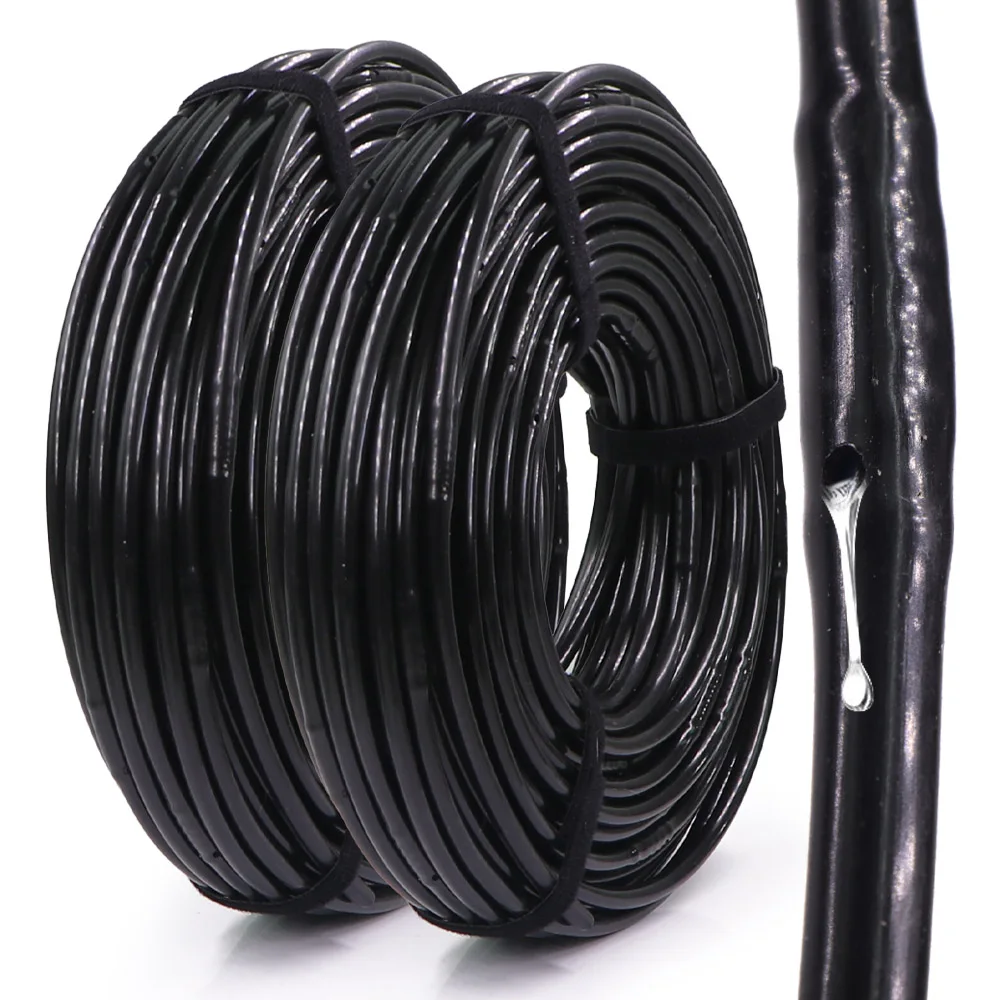 

Капельница для полива растений с шагом 25 см, 1/4 дюйма, для сада, теплиц, газонов, сельскохозяйственных культур, ирригационная трубка