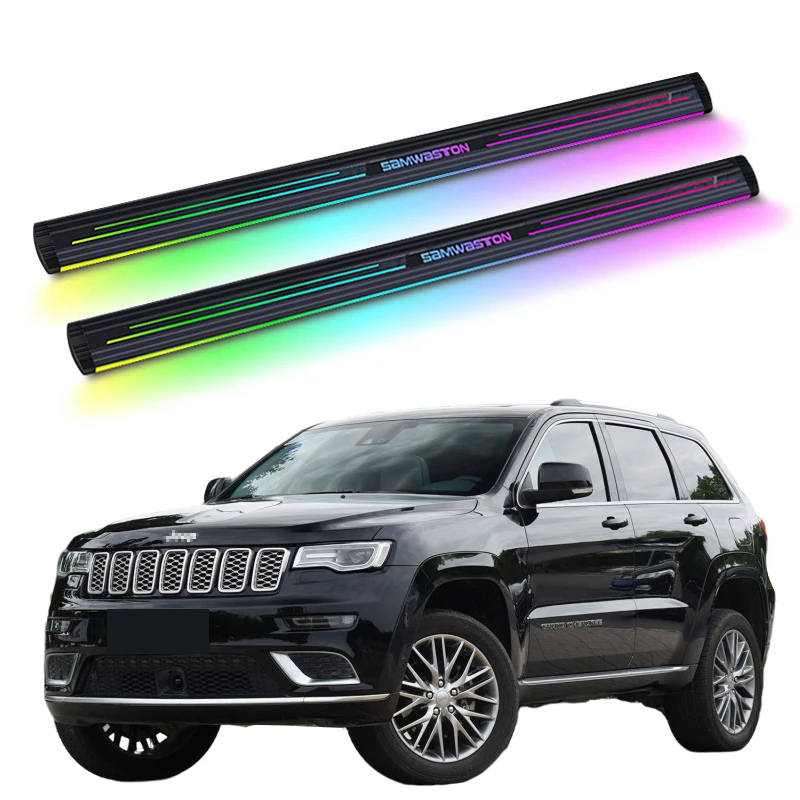 

Automatic Electric Power Neon Led Light Side Step Running Board for Jeep Grand Cherokee 2018+