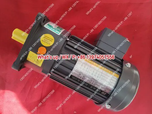 Medium and large motor box horizontal vertical small gear reduction single three-phase shaft diameter 18 brake ZD200-S