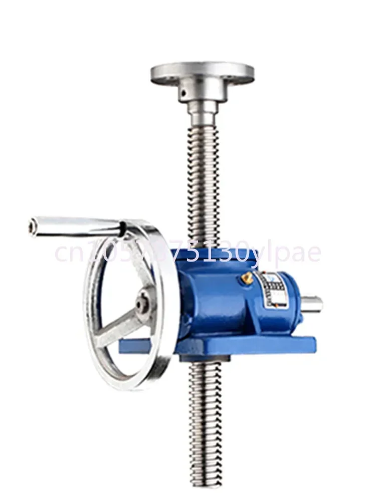 SWL Fixed Lift Platform Electric Lift Screw Rod Hand Spiral Small Screw Elevator Linkage Worm Gear