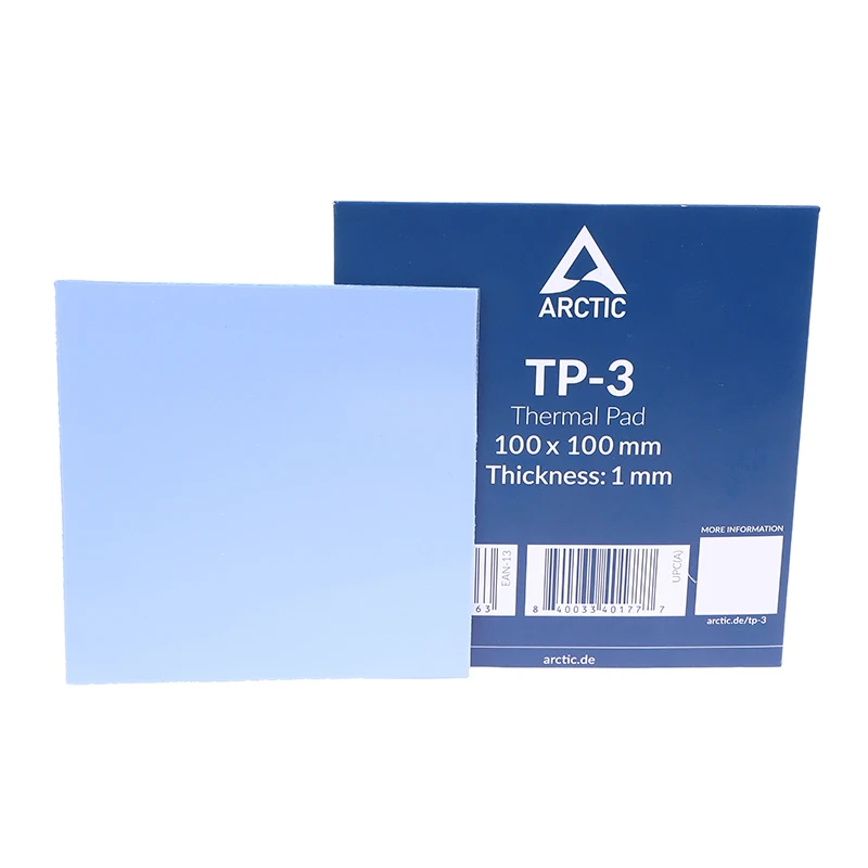 ARCTIC TP-3 100x100MM 0.5/1/1.5MM Thickness Thermal Pad High Performance Particularly Soft Ideal Gap Filler Bridging Gaps