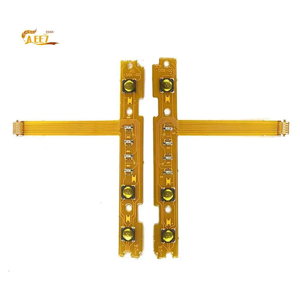 AEE7-استبدال LR الشريحة اليسرى اليمنى المنزلق السكك الحديدية مع SL SR الكابلات المرنة لوحدة تحكم نينتندو سويتش NS Joy-Con Joycon