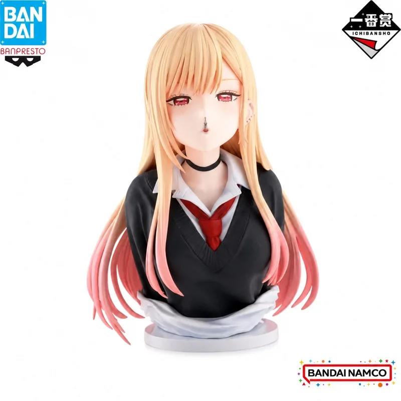 

In Stock Bandai Original Ichiban Kuji My Dress-up Darling Marin Kitakawa Action Figure Model Doll Brand New Boxed Anime