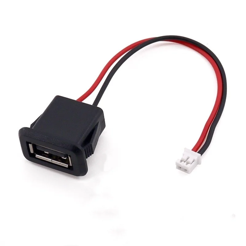 1pcs USB 2.0 Solder-Type Female Connector 2P 4P Lamp Toy Mobile Phone Charging Port Waterproof socket 2A
