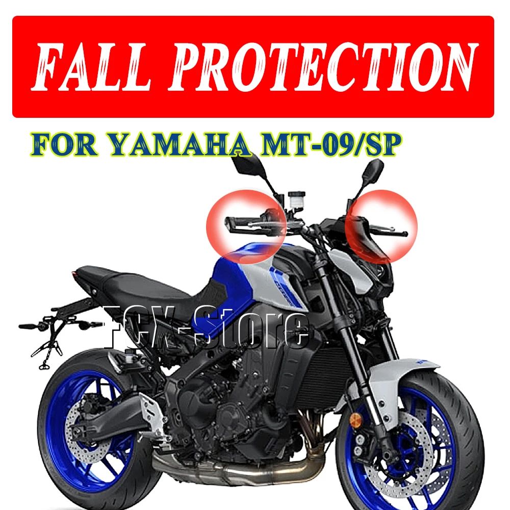 

Black New Waterproof Aluminum Alloy Motorcycle Brake Clutch Levers ProtectionFor YAMAHA MT09 mt09 MT 09 MT-09 SP 2021 2022 2023
