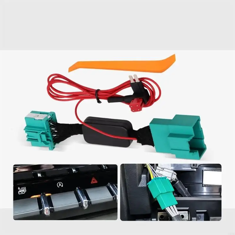 Start Stop Bypass Wiring Harness Replacement Part for Listed 2023-2025 Truck Applications with Insulated Wiring Assembly H9EE