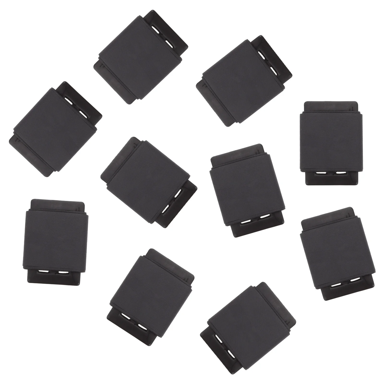 10 قطع من حزام سانتا لعيد الميلاد، حزام خصر ممتاز لإكسسوارات الملابس المزخرفة، ديكورات حزام خصر عيد الميلاد بنفسك #5