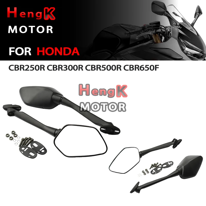

Мотоциклетные зеркала заднего вида для Honda CBR300R CBR500R 2013-2024 2014 2015 2016 2017 2018 2019 2020 2021 2022 2023 левый и правый