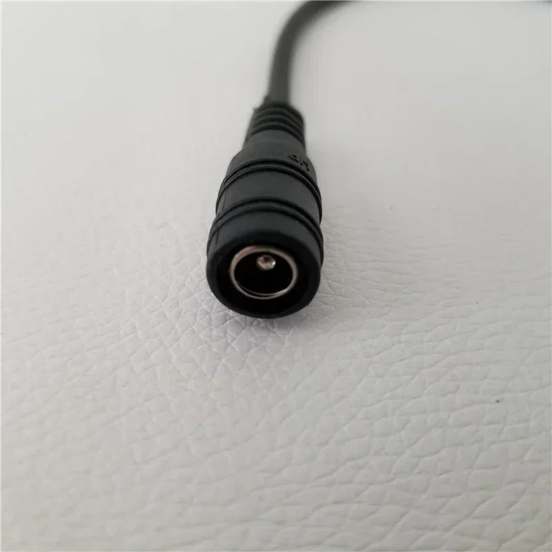 Usb tipo um macho para 5.5x2.1mm dc fêmea conversor adaptador cabo de carga de energia preto 30cm