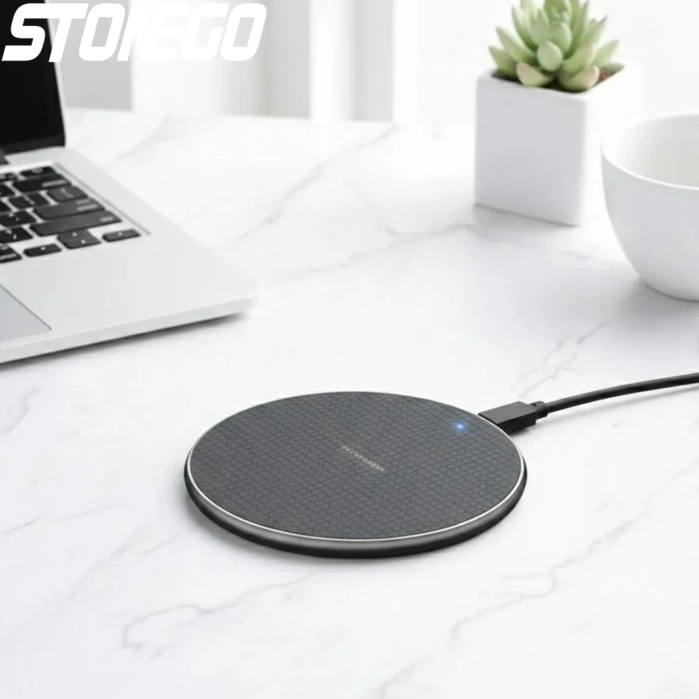 10W Fast Wireless Charger USB C Quick Charge QC3.0 Compatible iPhone 14 13 12 11 XS XR X 8 Samsung S22 S21 S20