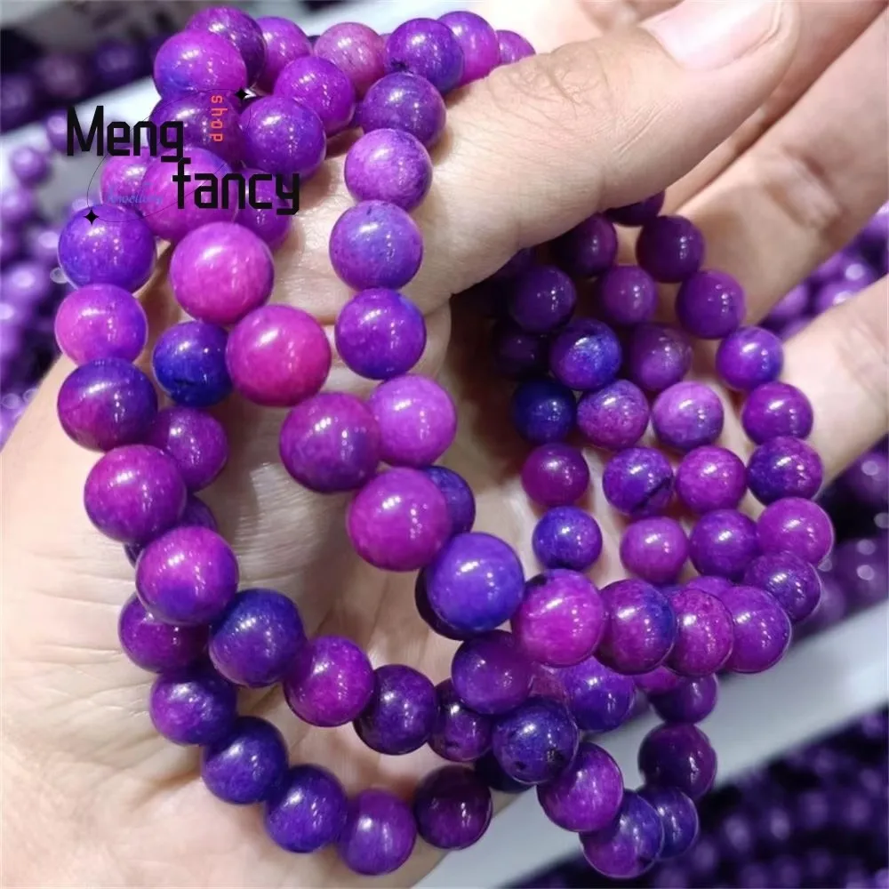 South African Shujulai Purple Round Bead Bracelet Simple Elegant Fashion Jewelry Sexy Young Girls Best Selling Fine Holiday Gift